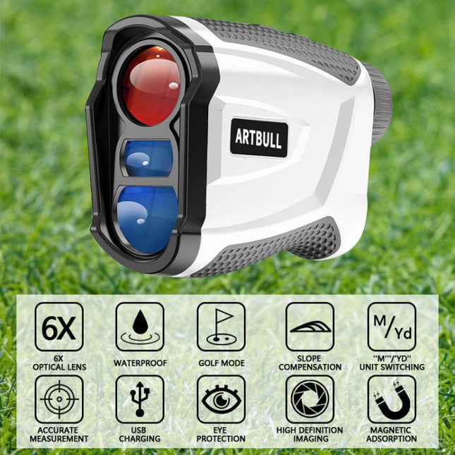 ARTBULL Rechargeable Golf Laser Rangefinder With Magnetic