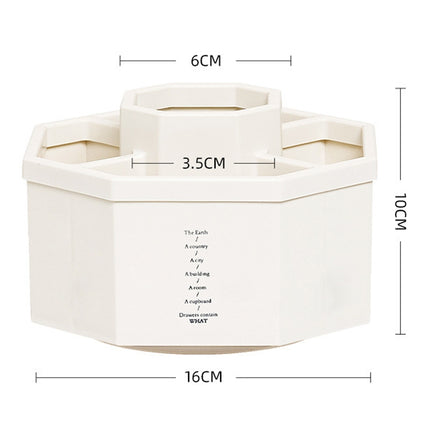 Simple Modern Large Capacity Office Desktop Storage Pen Holder, White Rotary, Pink Rotary, Yellow Rotary, Blue Rotary, Frosted Transparent Rotary, Transparent Coffee Rotary, Transparent Khaki Rotary, White Non-Rotary, Pink Non-Rotary, Yellow Non-Rotary...