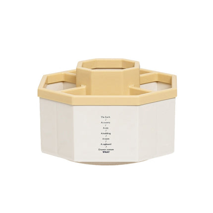 Simple Modern Large Capacity Office Desktop Storage Pen Holder, White Rotary, Pink Rotary, Yellow Rotary, Blue Rotary, Frosted Transparent Rotary, Transparent Coffee Rotary, Transparent Khaki Rotary, White Non-Rotary, Pink Non-Rotary, Yellow Non-Rotary...