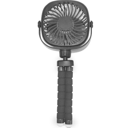Octopus Stroller Deformation Fan Desktop Portable Handheld USB Small Fan, 1200mAh White, 1200mAh Pink, 1200mAh Black, 2200mAh White, 2200mAh Pink, 2200mAh Black