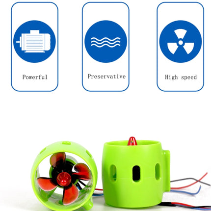 CCW Ship Model Underwater Propeller Waterproof Brushless Motor Underwater Robot, CCW