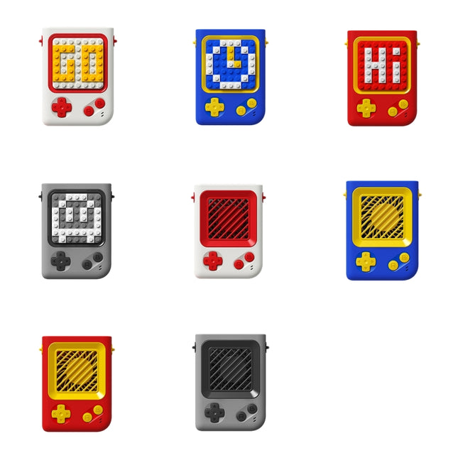 PROFAN XH008 USB Hanging Game Console Shape Fan with Bracket, Style:, Building Blocks (White), Building Blocks (Blue), Building Blocks (Red), Building Blocks (Deep Gray), Basic Type (White), Basic Type (Blue), Basic Type (Red), Basic Type (Deep Gray)