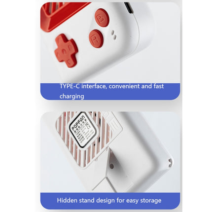 PROFAN XH008 USB Hanging Game Console Shape Fan with Bracket, Style:, Building Blocks (White), Building Blocks (Blue), Building Blocks (Red), Building Blocks (Deep Gray), Basic Type (White), Basic Type (Blue), Basic Type (Red), Basic Type (Deep Gray)