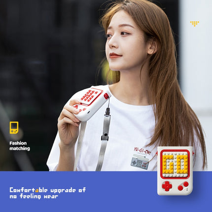 PROFAN XH008 USB Hanging Game Console Shape Fan with Bracket, Style:, Building Blocks (White), Building Blocks (Blue), Building Blocks (Red), Building Blocks (Deep Gray), Basic Type (White), Basic Type (Blue), Basic Type (Red), Basic Type (Deep Gray)