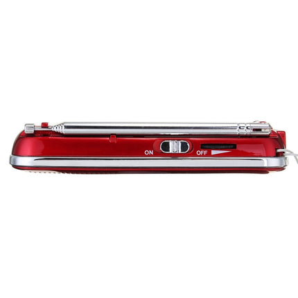 L-218AM  MP3 Radio Speaker Player Support TF Card USB with LED Flashlight Function, Gold, Black, Blue, White, Red
