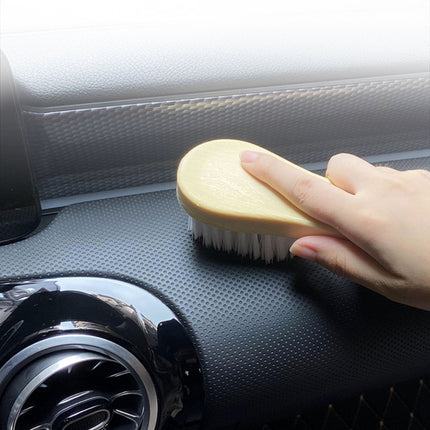 Car Interior Cleaning Brush Soft Hair Chair Brush, White Soft Hair
