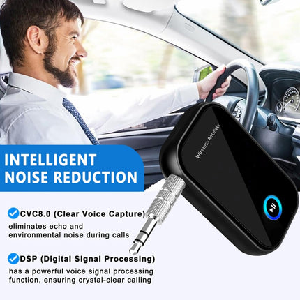 Car Bluetooth 5.0 Audio Receiver 3.5mm Bluetooth Converter, 5.0 Audio Receiver