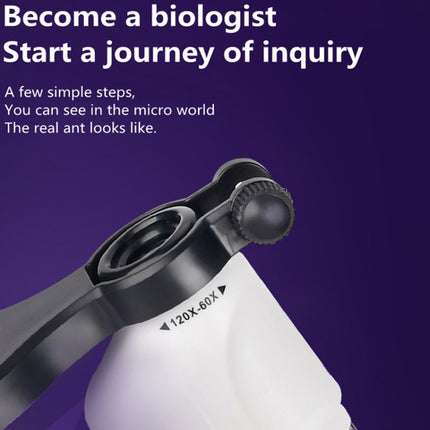 Tragbares Labormikroskop-Spielzeug für Kinder, Lite Standard (Weiß), Lite Standard (Rosa), Lite Standard (Blau), Lite + Halterung (Weiß), Lite + Halterung (Rosa), Lite + Halterung (Blau), Lite + Probe (Weiß), Lite + Probe (Blau)