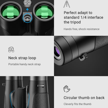 APEXEL 10x42 Fixed Focus Binoculars  Autofocus Telescope