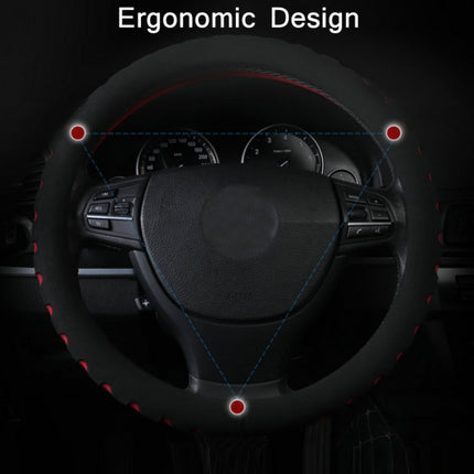 Sports Punched EVA Car Steering Wheel Cover, Size:, 38cm