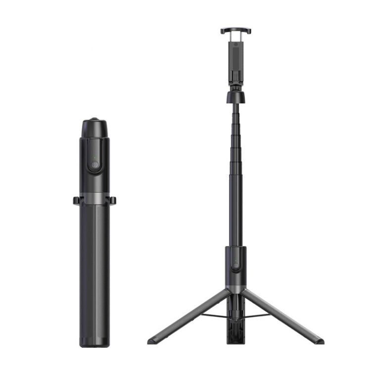 Desktop Multi-Function Live 1.3m Tripod Portable Integrated Bluetooth Selfie Rod, Black Red, Black, White Silver