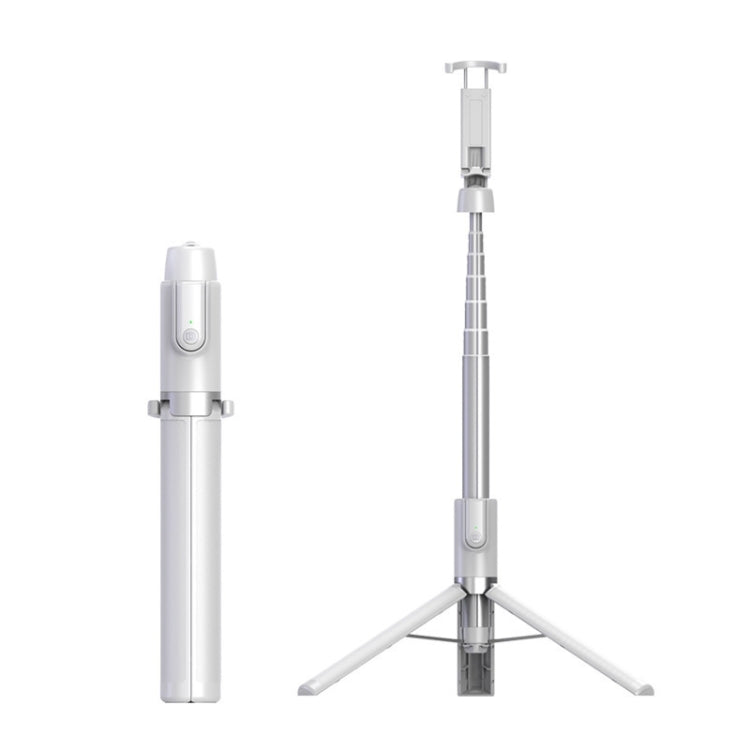 Desktop Multi-Function Live 1.3m Tripod Portable Integrated Bluetooth Selfie Rod, Black Red, Black, White Silver