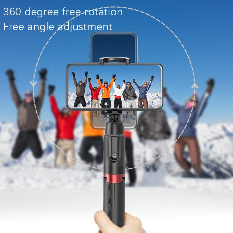 Desktop Multi-Function Live 1.3m Tripod Portable Integrated Bluetooth Selfie Rod, Black Red, Black, White Silver