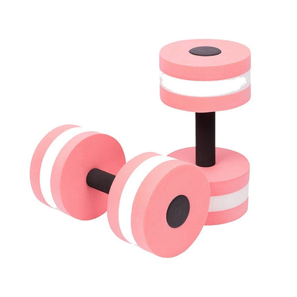 1pair Water Floating Dumbbell EVA Foam Swimming Pool Exercise Adjustable Dumbbell