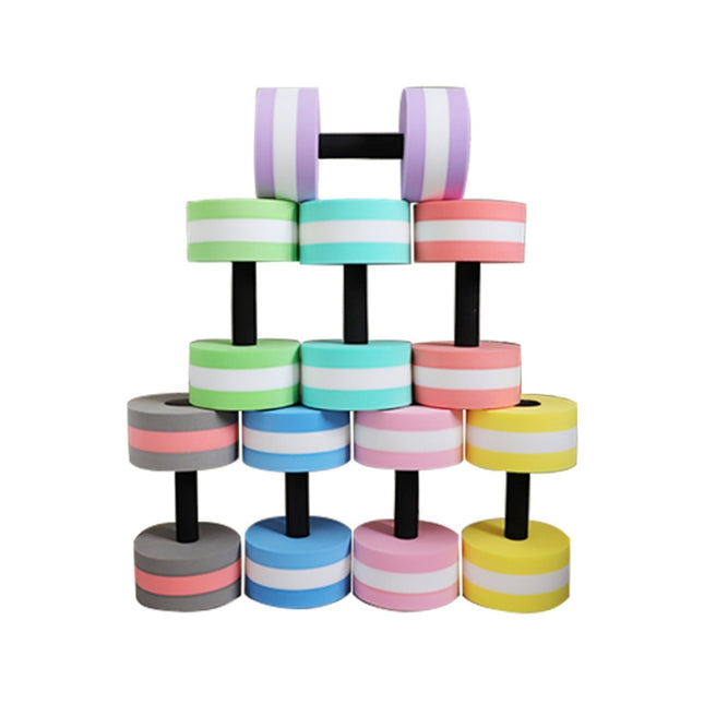 1pair Water Floating Dumbbell EVA Foam Swimming Pool Exercise Adjustable Dumbbell