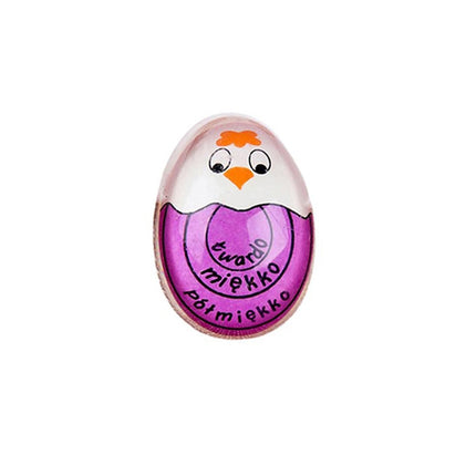 Boiled Egg Timer Reminder Color-changing Cartoon Egg Timer, Specification: Japanese, Yellow Chick, Red Chick, Green Chick, Purple Chick, Orange Chick, Pink Chick, Blue Alphabet, Japanese