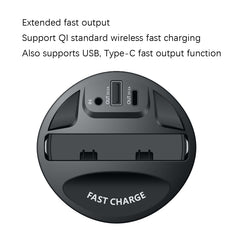 Car Cup 4 In 1 Wireless Charger Support 15W/10W/7.5W/5W Wireless Charging, X13