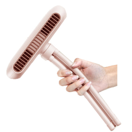 Handheld Mini USB Charging Desktop Portable Stroller Octopus Fan, White, Pink