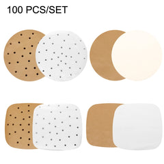 Air Fryer Special Paper Pad Grilled Meat Paper Oil Absorbed Paper, Color Random Delivery, Square Without Hole (21.5cm), Square With Hole (23cm), Square Without Hole (23cm), Square With Hole (24cm), Square Without Hole (24cm), Square With Hole (25cm)���...
