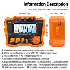ANENG MH10 Digital High Precision Insulation Resistance Tester