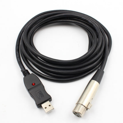 3m Microphone Connection Computer Cable USB To XLR