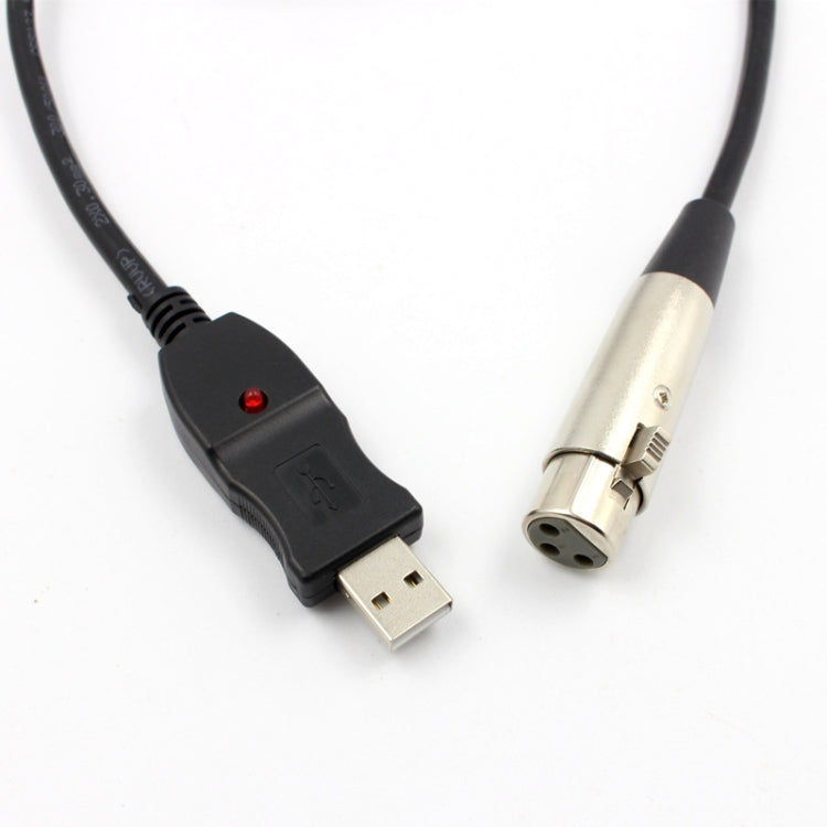 3m Microphone Connection Computer Cable USB To XLR