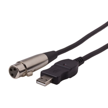 3m Microphone Connection Computer Cable USB To XLR
