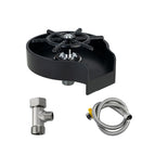 Black+Soft Hose+G1/2 Three-way