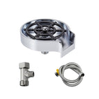 Silver+Soft Hose+G1/2 Three-way