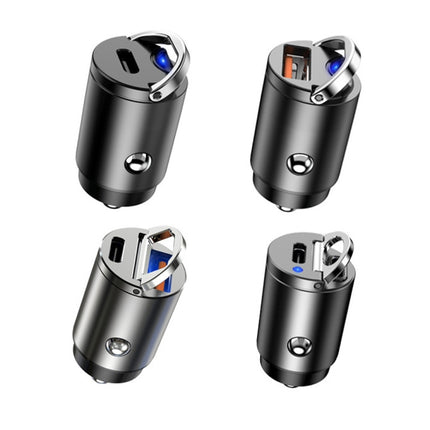 Car Fast Charge One Drag Two Cigarette Conversion Plugs, PD+PD, PD+QC