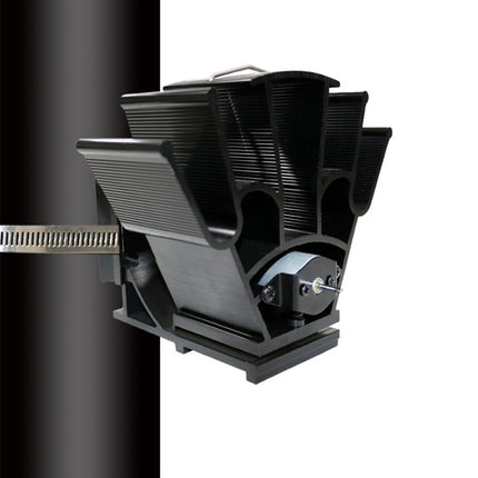 YL603 Thermodynamic Magnetless Wall Mounted Fireplace Fan, Black, Gold, Silver, Gray, Red, Bronze, Rose Red, Blue