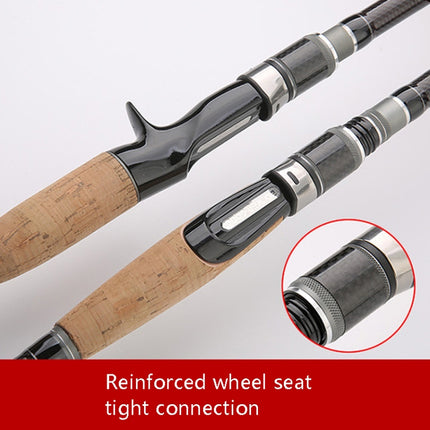 Telescopic Carbon Lure Rod Short Section Fishing Casting Rod, 1.8m, 2.1m, 2.4m, 2.7m, 3.0m
