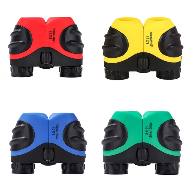 WYJ022 Children Mini HD Binoculars, 8X21 Red, 8X21 Yellow, 8X21 Blue, 8X21 Green