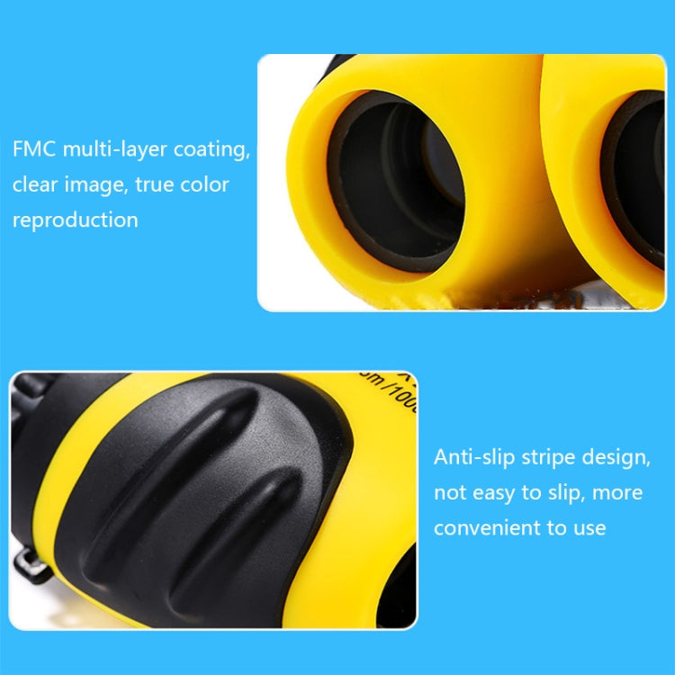 WYJ022 Children Mini HD Binoculars, 8X21 Red, 8X21 Yellow, 8X21 Blue, 8X21 Green