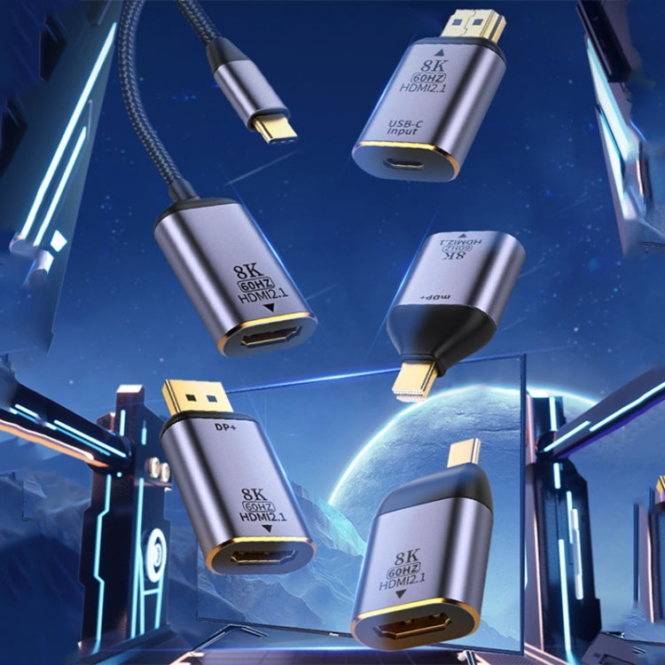 Type-C to HDMI/DP/Mini DP Converter, Style:, 8K-001, 8K-002, 8K-003, 8K-004, 8K-005