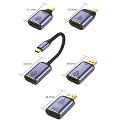 Type-C to HDMI/DP/Mini DP Converter, Style:, 8K-001, 8K-002, 8K-003, 8K-004, 8K-005
