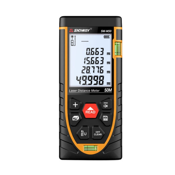 Medidor de distancia láser, instrumento de medición por infrarrojos, SNDWAY SW-M50, SNDWAY SW-M70, SNDWAY SW-M80, SNDWAY SW-M100, SNDWAY SW-M120, SNDWAY SW-G4S