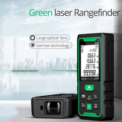 SNDWAY High-precision Indoor and Outdoor Green Laser Rangefinder, Distance: