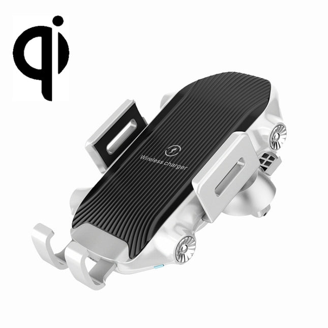 X343 15W Car Wireless Charger Smart Induction Suction Cup Phone Holder