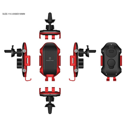 X343 15W Car Wireless Charger Smart Induction Suction Cup Phone Holder