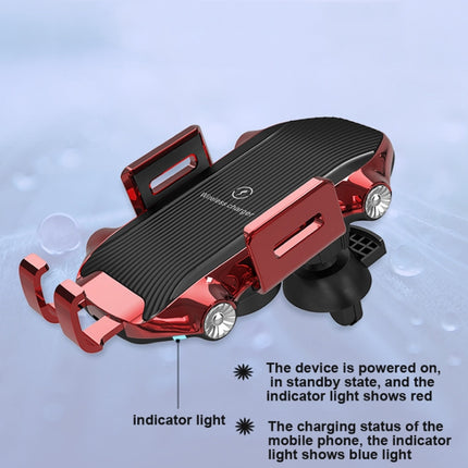 X343 15W Car Wireless Charger Smart Induction Suction Cup Phone Holder