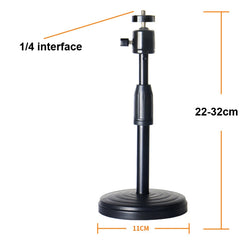 Soporte para proyector de disco de metal Plus Soporte para cámara de escritorio y suelo, tamaño: 0,3 m con PTZ, 1,4 m con PTZ