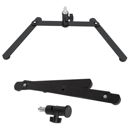 360 Degree Adjustable Metal Overhead Base Desktop Phone Holder,Style: