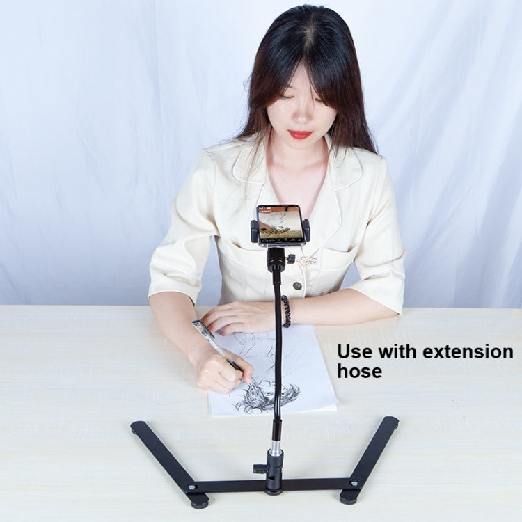 360 Degree Adjustable Metal Overhead Base Desktop Phone Holder,Style:, Only Base, Base+PTZ, Base+PTZ+Phone Clip, Base+PTZ+Rotatable Phone Clip