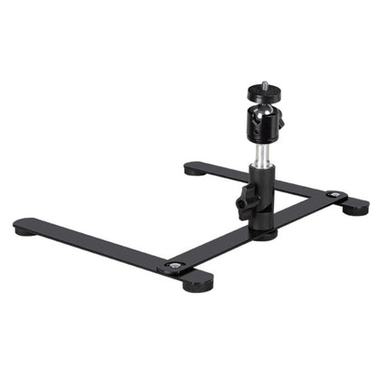 360 Degree Adjustable Metal Overhead Base Desktop Phone Holder,Style: