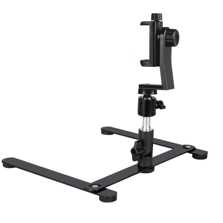 360 Degree Adjustable Metal Overhead Base Desktop Phone Holder,Style:, Only Base, Base+PTZ, Base+PTZ+Phone Clip, Base+PTZ+Rotatable Phone Clip
