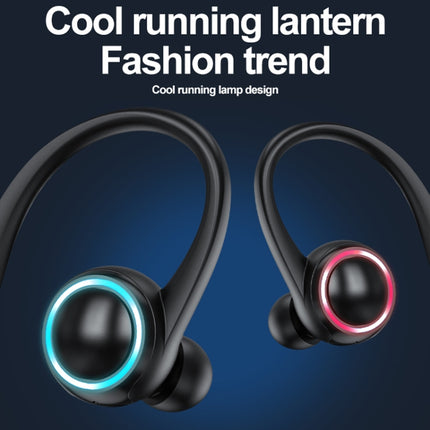 A1S Bluetooth Earphone Hanging Ear Incorporation True Sound Sports Single Ear Headset, A1S Black, A1S White