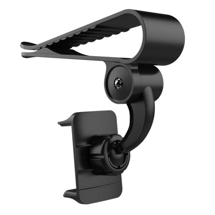 Car Sun Visor Bracket Car Mobile Phone Buckle Holder, Black