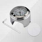 Clock Silver Shell White Background / TBD0602264201B