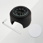 Clock Black Shell Black Background / TBD0602264201D